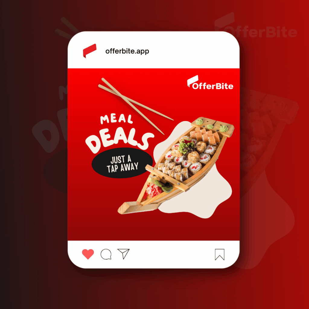 restaurant app instagram post