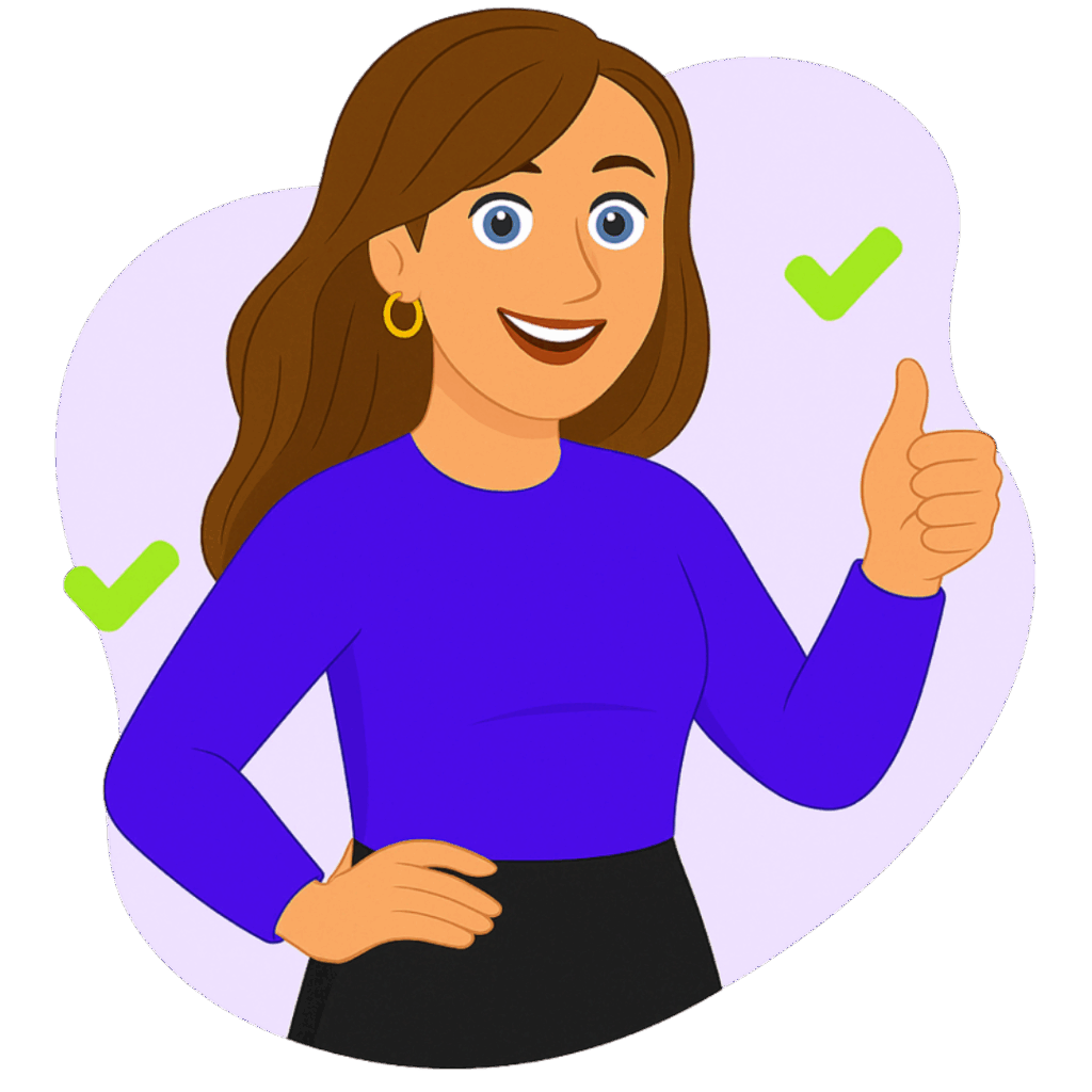 thumbs up marketing avatar